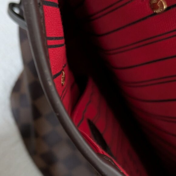 Louis Vuitton Brown Checkered Shoulder Bag - Picture 10 of 12